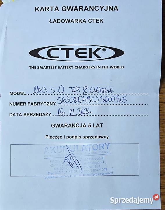 CTEK MXS 50 TESTCHARGE śląskie Orzesze