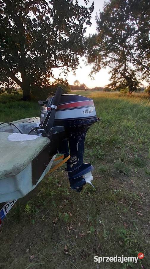 Łódka Łódź Wędkarska silnik 10 Yamaha przyczepa Jarocin