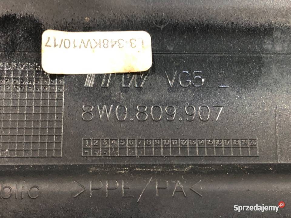 KLAPKA WLEWU PALIWA AUDI A4 B9 8W0809907 Kombi Klapki wlewu paliwa