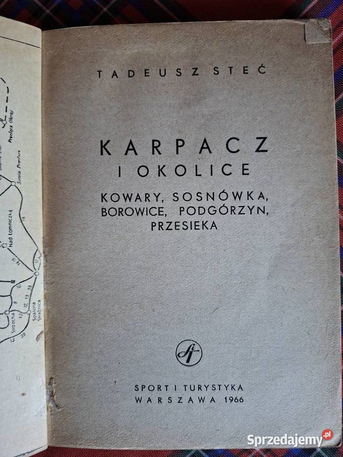 Karpacz i Tadeusz Steć mapa Kraków