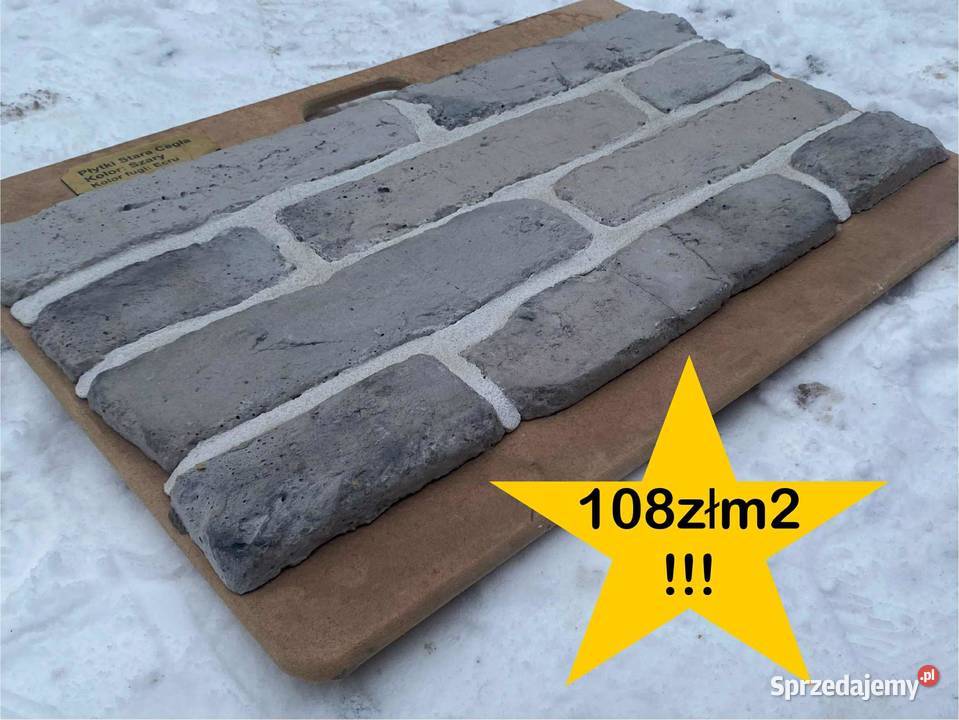 Cegła Elewacyjna SZARA Tomaszów Mazowiecki