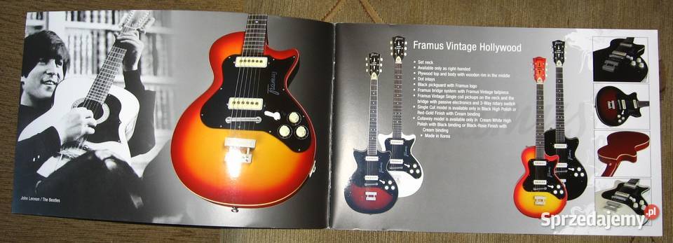 Framus Guitar Catalog katalog gitar Kępice