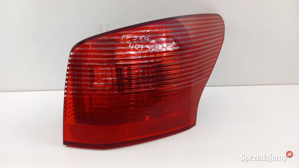 PEUGEOT 407 SW KOMBI LAMPA TYŁ PRAWA Zbierkowo