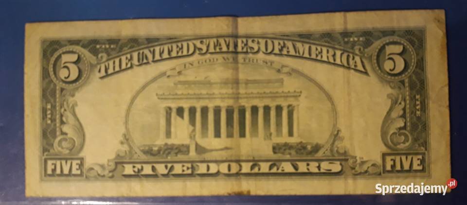 5 Dolarów Abraham Lincoln 1981 r A Konin