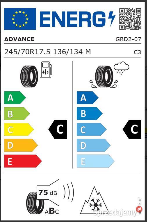 ADVANCE GRD2 24570 R175 Opony napędowe 4 sztuki