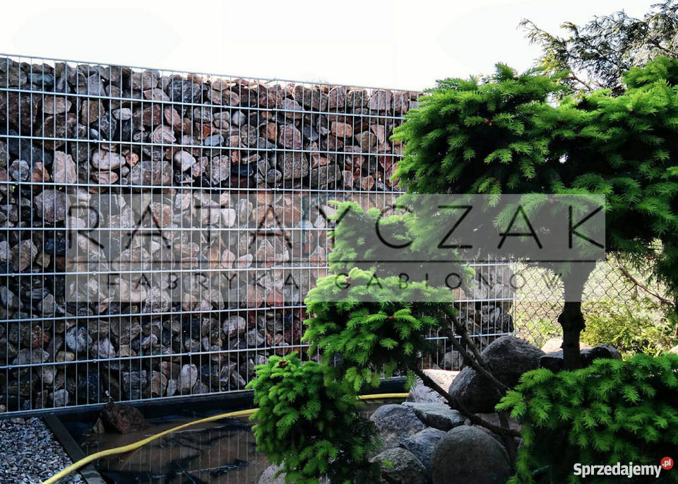 Ogrodzenie gabionowe gabiony gabion pomorskie Kwidzyn
