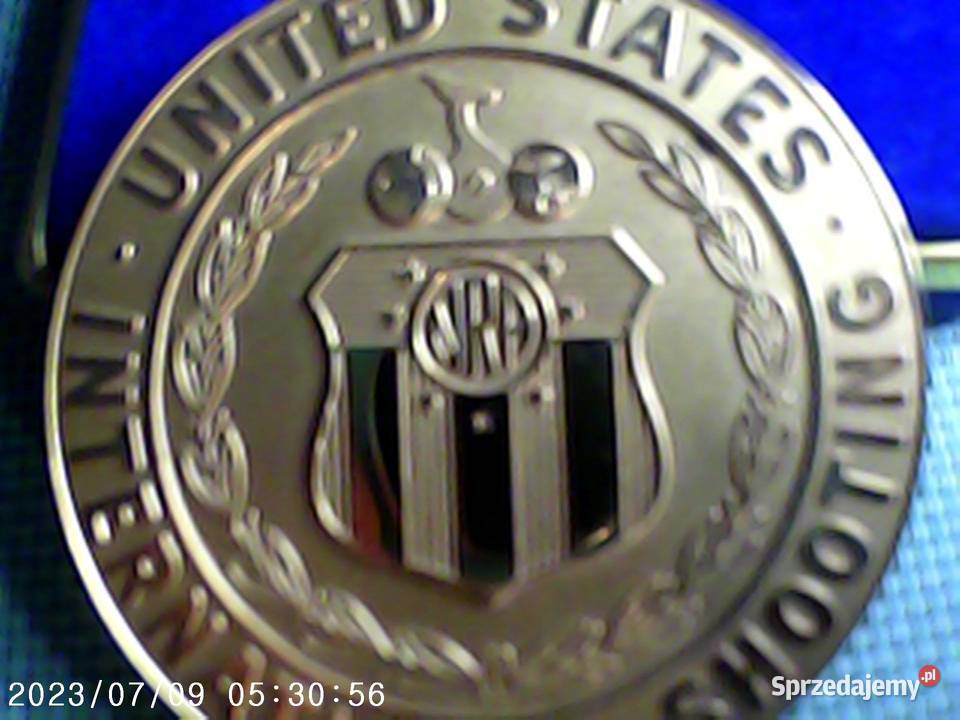 Piekny stary medal National Rifle Association of mazowieckie Warszawa