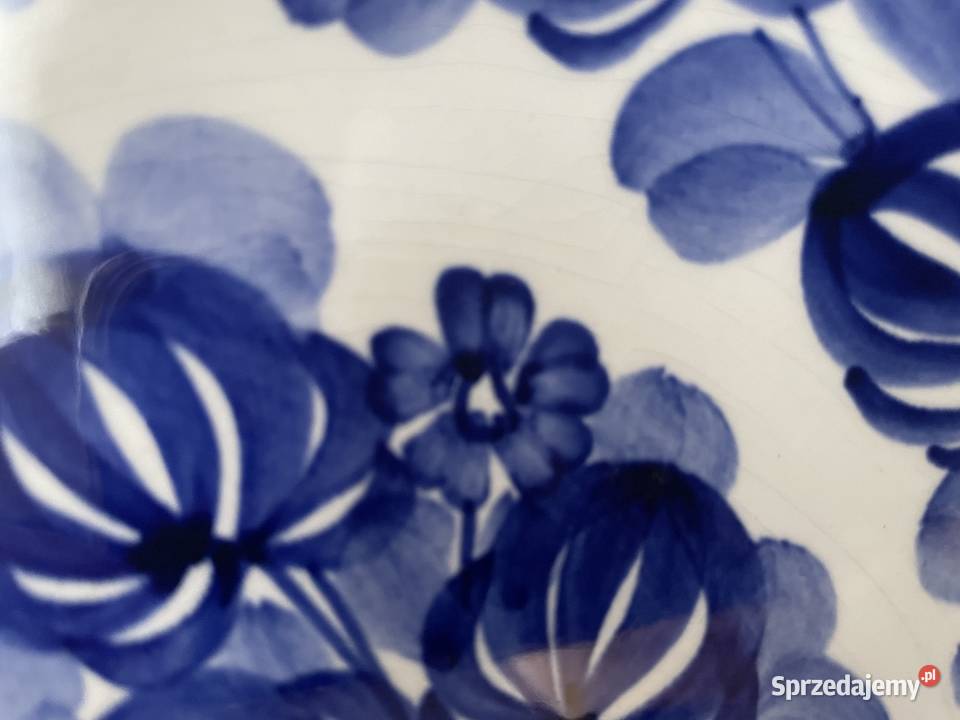 Włocławek fajansowy talerz dekoracyjny PRL