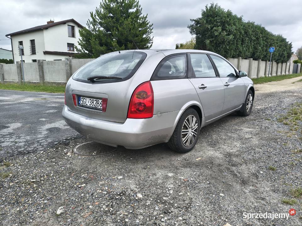 Nissan Primera P12 20 LPG XenonTempomatNavi6 srebrny Pyskowice