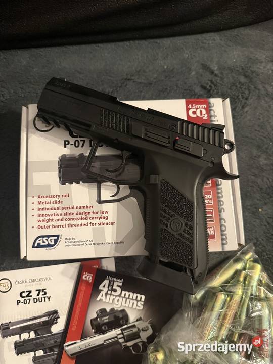 Wiatrówka CZ 75 P07 Duty Blow Back 45 mm