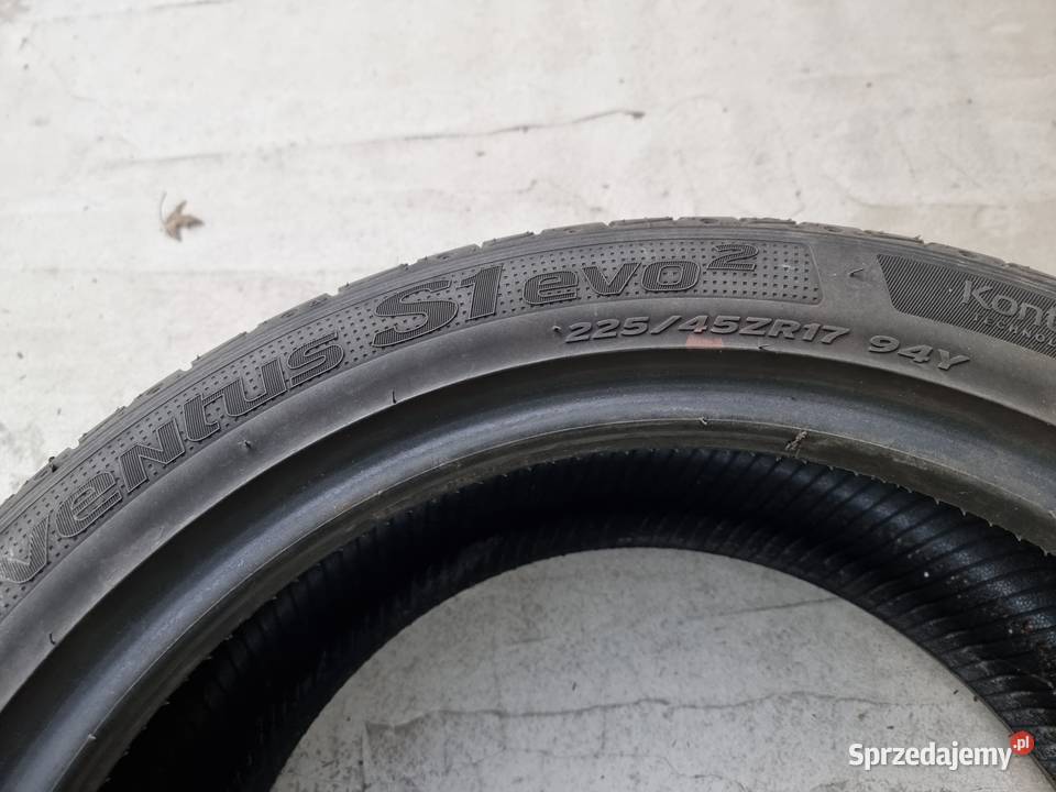 HANKOOK 17 22545r17 Ventus S1 evo opona 77mm 17cale Kraków
