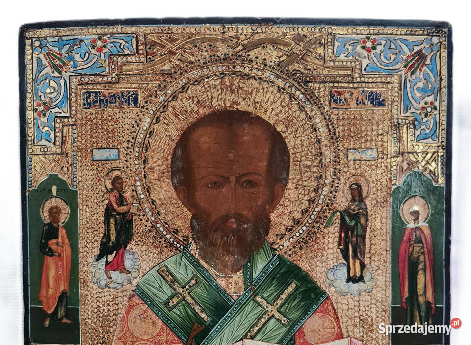 Ikona Święty Mikołaj z Miry Cudotwórca 0113 Warszawa