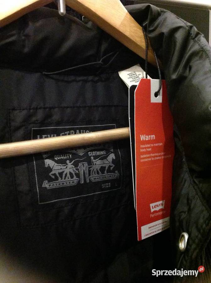 Kamizelka Puchowa Pikowana Męska LEVIS L XL NOWA Kurtki i płaszcze lubuskie Nowa Sól sprzedam