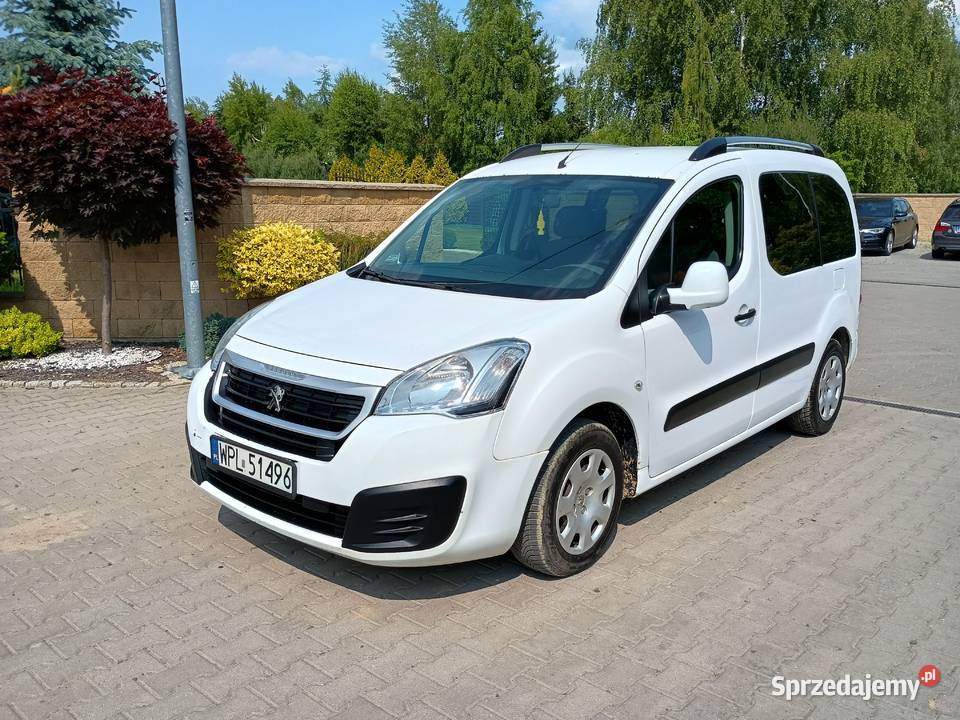 Peugeot Partner 16 HDI 2016 5osobowy diesel mazowieckie Płock