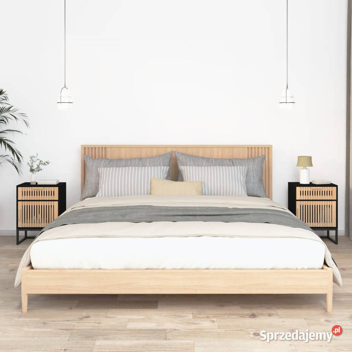 Szafki nocne 2 czarne 40x30x555 WM352094 Meble Warszawa
