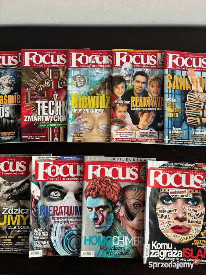Czasopismo Focus numery z lat 20072010 miękka warmińsko-mazurskie