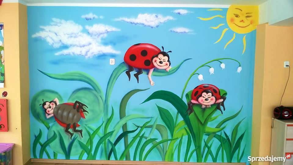 Artystyczne malowanie ścian aerografem itp Szczecin