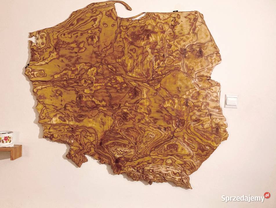 Mapa Polski 3d Kraków sprzedam