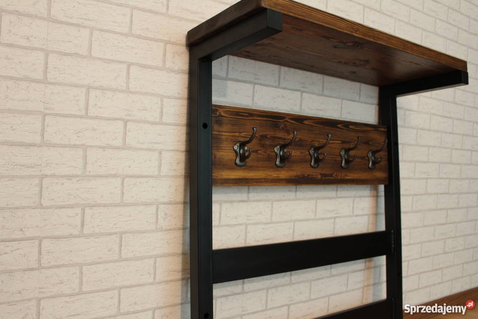 siedzisko wieszak komplet do przedpokoju vintage Oświęcim