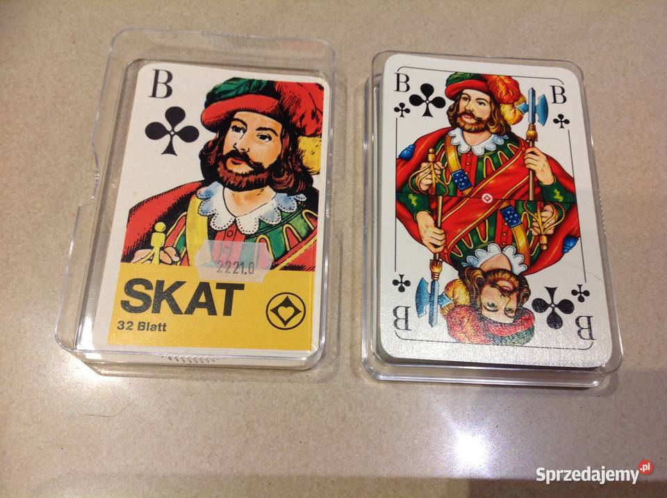 Stare Karty SKAT do Gry w SKATA j Nowe