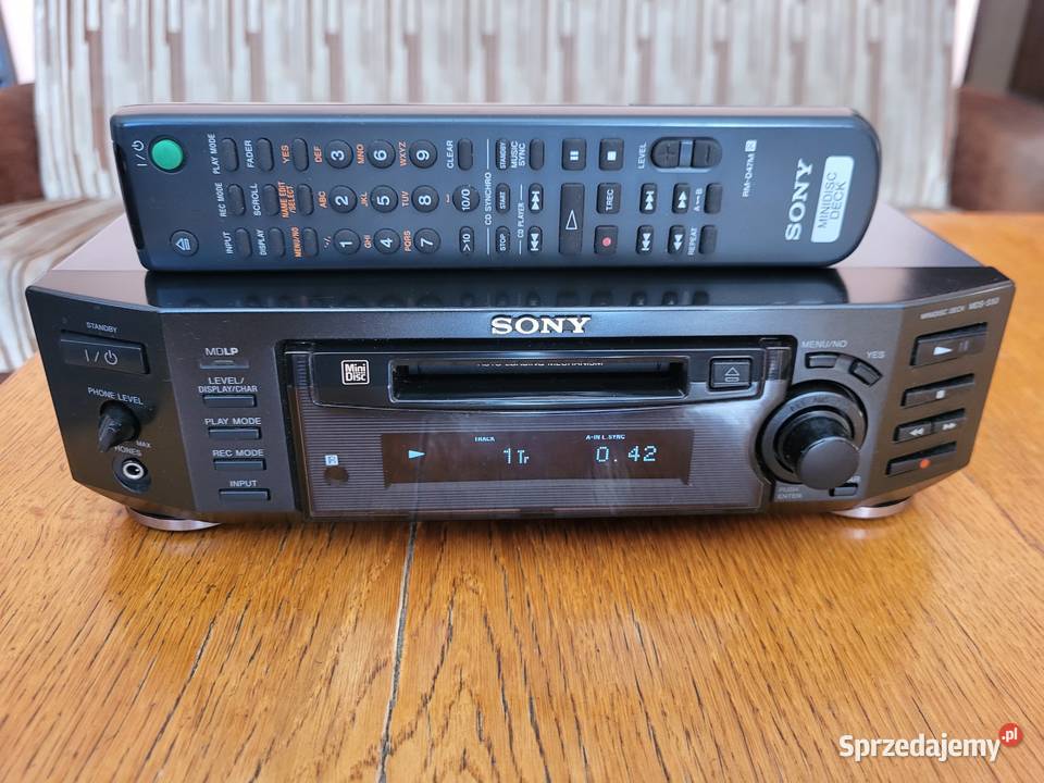 Minidisc Sony MDS-S50 z Long play 2/4 mini disc.