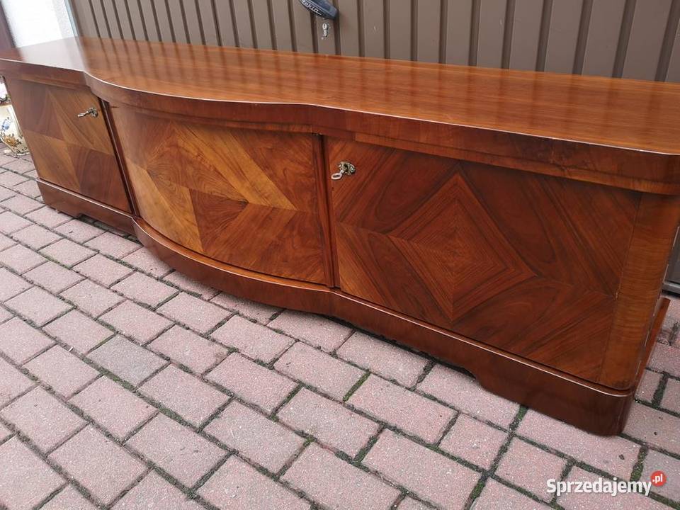 Komoda ARTDECO 201 Orzech RTV Niska Stara Antyk Swarzędz
