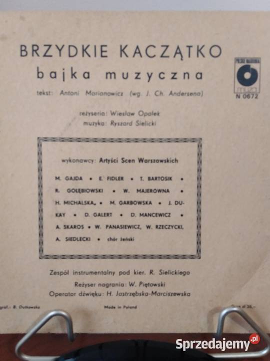 Płyta winylowa brzydkie kaczątko PRL Wałbrzych