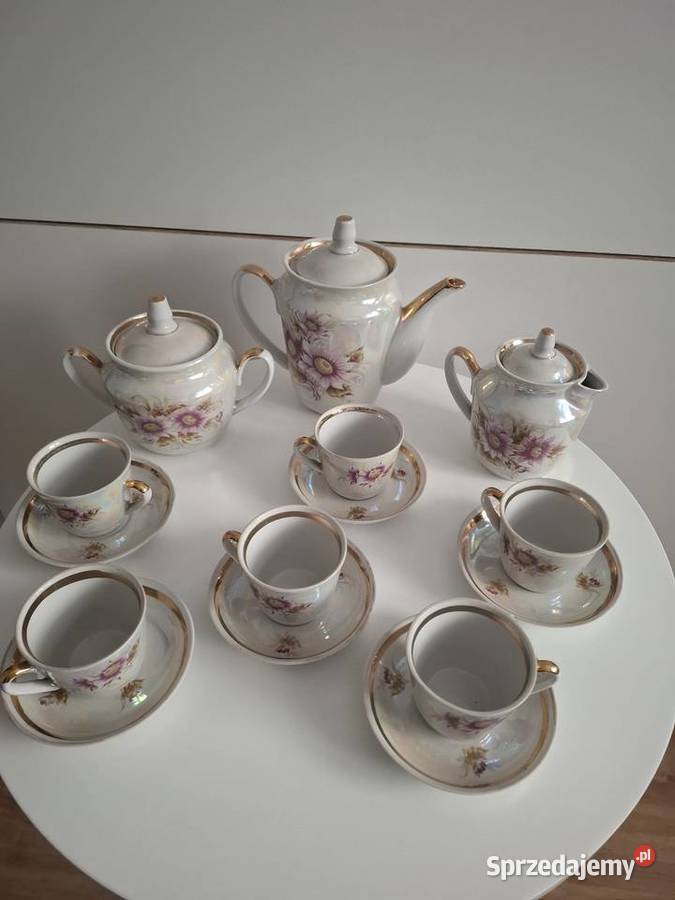 Komplet porcelanowy PRL PRL śląskie Rybnik