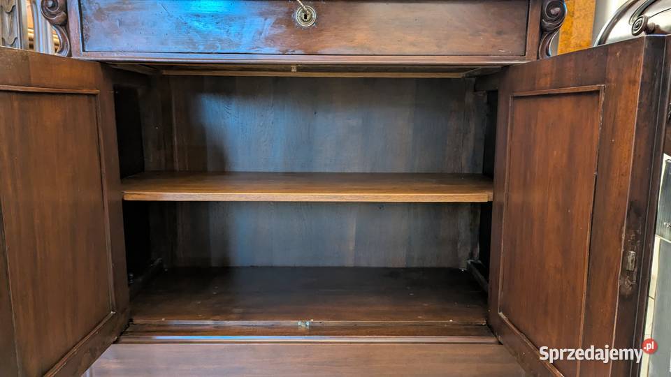 Piękny zabytkowy kredens mahoniowysklep Dąbrowa śląskie Dąbrowa Górnicza