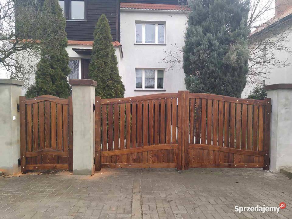 Brama drewniana model B6 Stanpor podkarpackie Stalowa Wola sprzedam