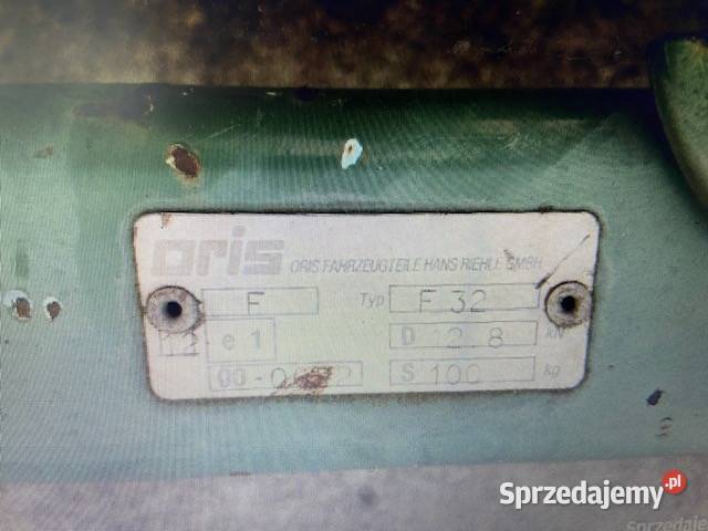 Belka Zaczep Hak Oris Typ F32 915 Mercedes 207 ciężarowe Części montażowe Maszewo