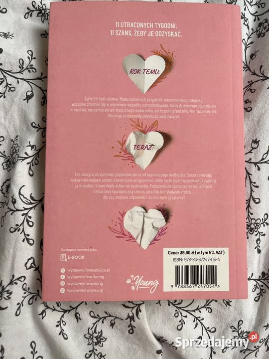 11 papierowych serc kujawsko-pomorskie sprzedam