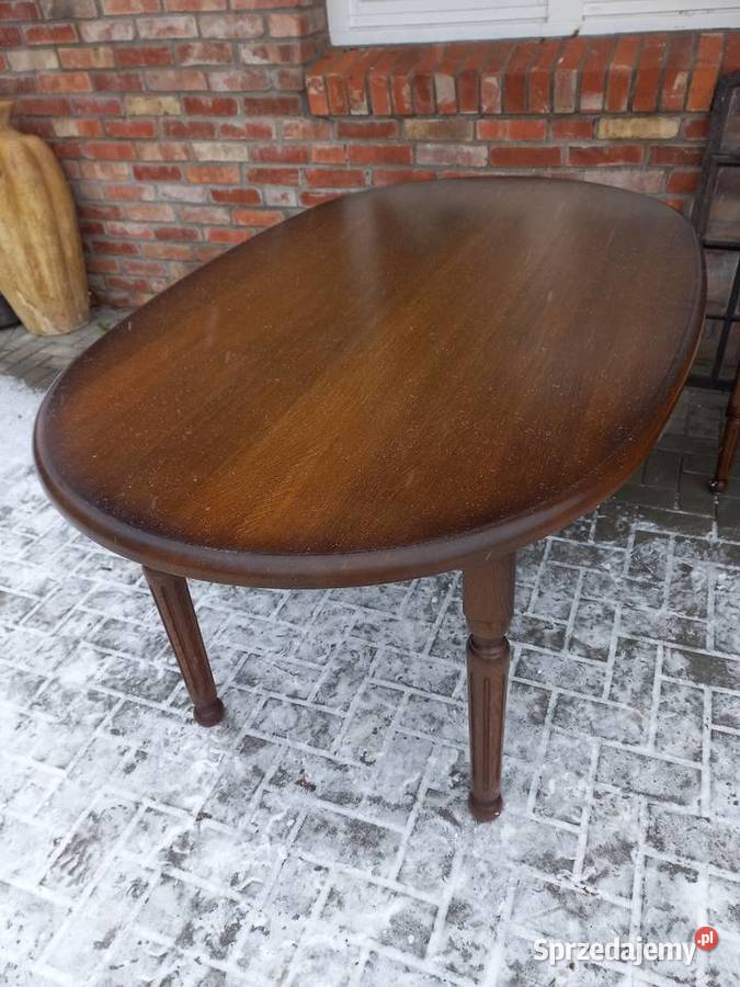 Stół dębowy owalny masywny holenderski 653 Stoły Gawroniec