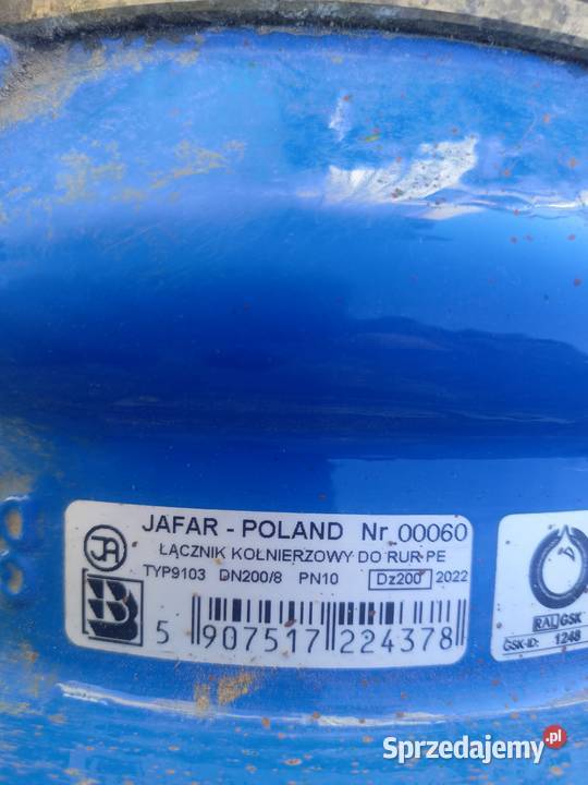 JAFAR ŁĄCZNIK RUROWOKOŁNIERZOWY TYP9103