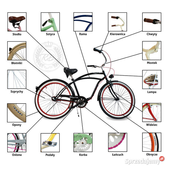 Stwórz swój własny miejski ROWER BEACH CRUISER Miejskie sprzedam