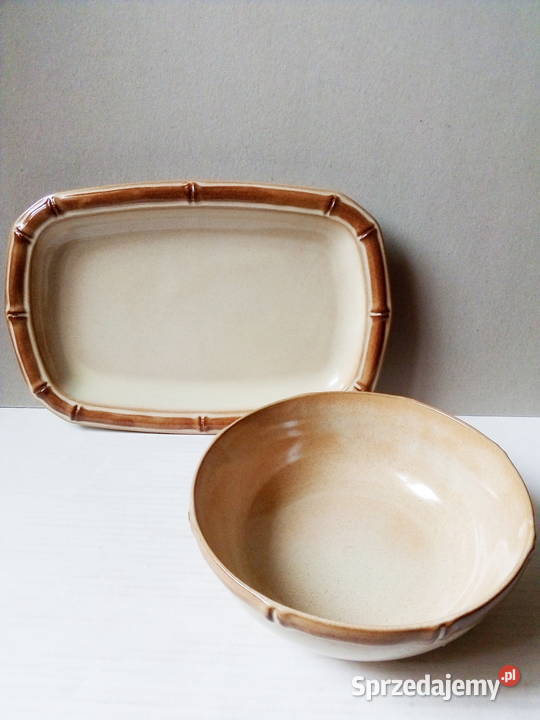 kamionkowy półmisek i miska Melitta Ceracron Dom i Ogród Częstochowa