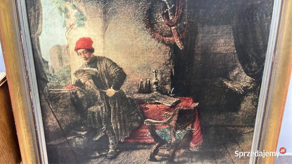 Rembrandt Tytuł obrazu Student Obraz Reprodukcja Pozostałe pomorskie Gdańsk