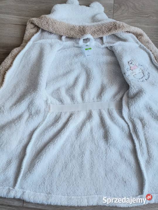 Szlafrok dziecięcy ciepły z kieszeniami Kubuś Płock