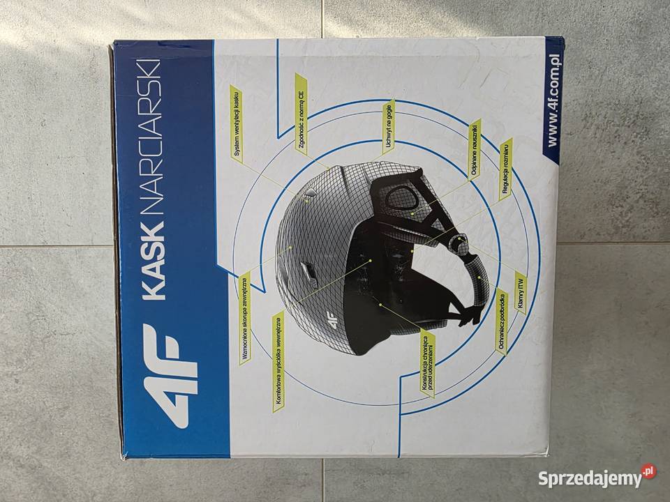 Kask narciarski 4F czarny rozmiar XL 6162 Suchań