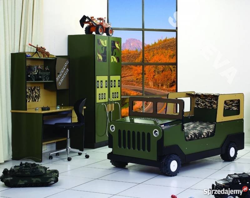 Łóżko Łóżeczko Dziecięce Dzieci KOMANDOS JEEP sprzedam