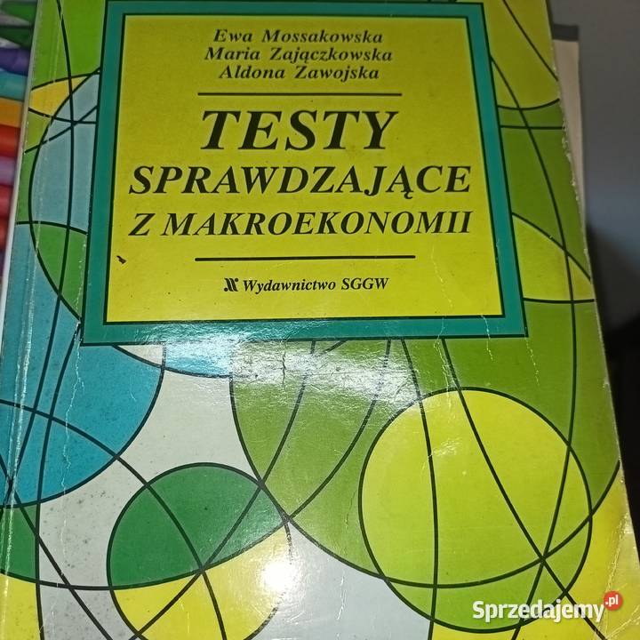Testy sprawdzające z makroekonomii książki tradycyjny podręcznik