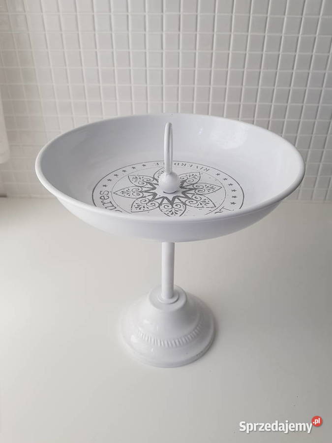 Metalowa patera RIVERDALE Lovely Treasures Biała Patery Siemianowice Śląskie