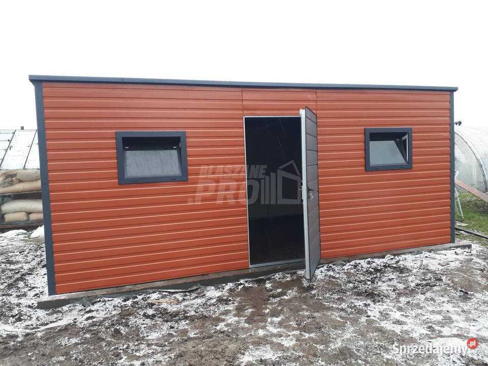 Domek ogrodowy 55x3 braz antarcyt 3x okno drzwi samodzielny zachodniopomorskie Szczecin
