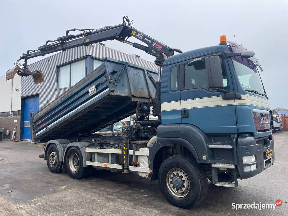 Wywrotka 6x4 z dzwigiem Man Warszawa