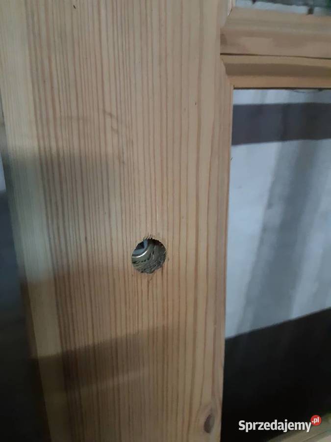 Drzwi drewniane wewnętrzne sosnowe 70P pokojowe 202cm Łęczna