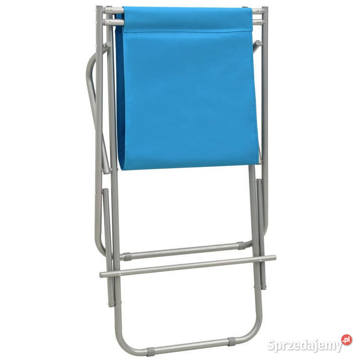Bujane krzesła 2 stal niebieskie WM310340 Warszawa sprzedam