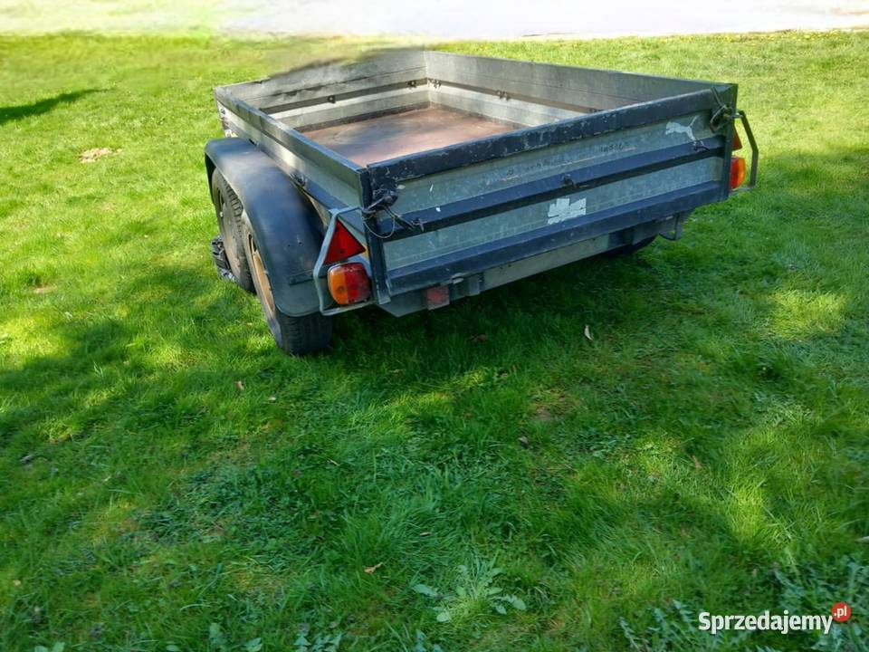 Przyczepka dwuosiowa samochodowa
