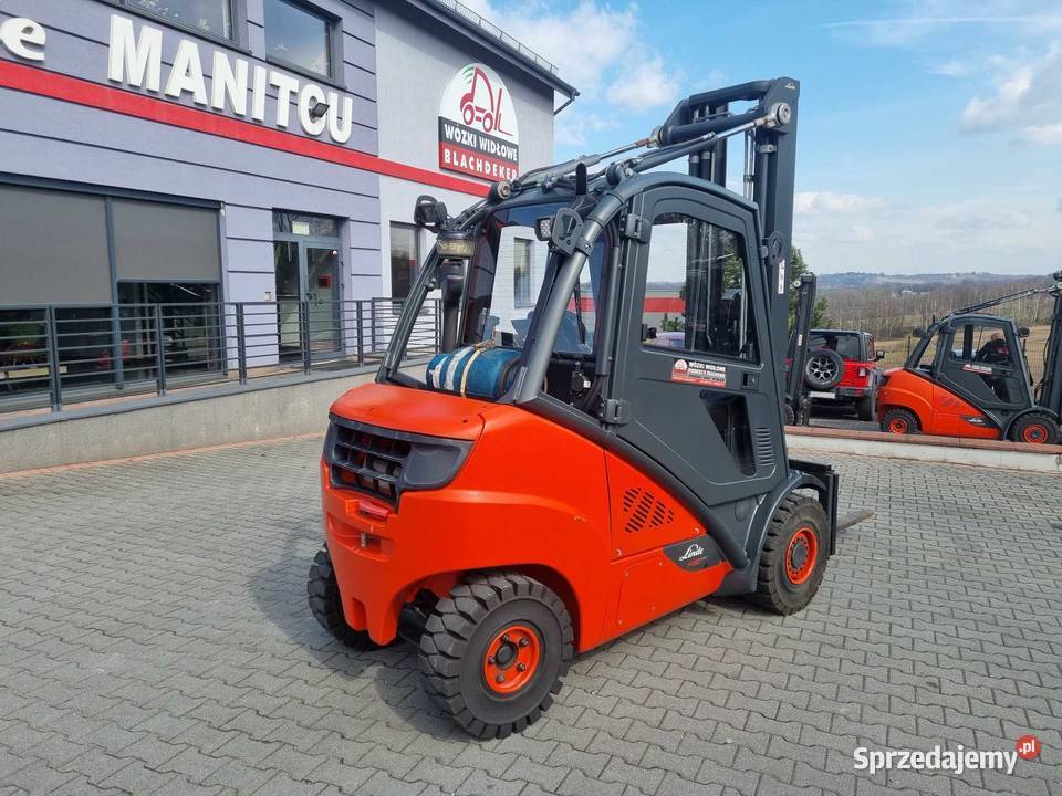 Gazowy wózek widłowy Linde H30T02 Triplex