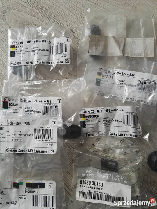 KIA HYUNDAI VW AUDI RÓŻNE DROBIAZGI Międzychód sprzedam