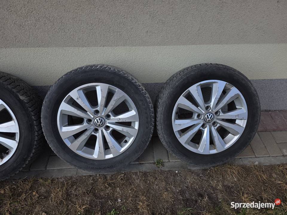 4 Alufelgi VW 16 z oponami 5x112 ET46 Warszawa sprzedam